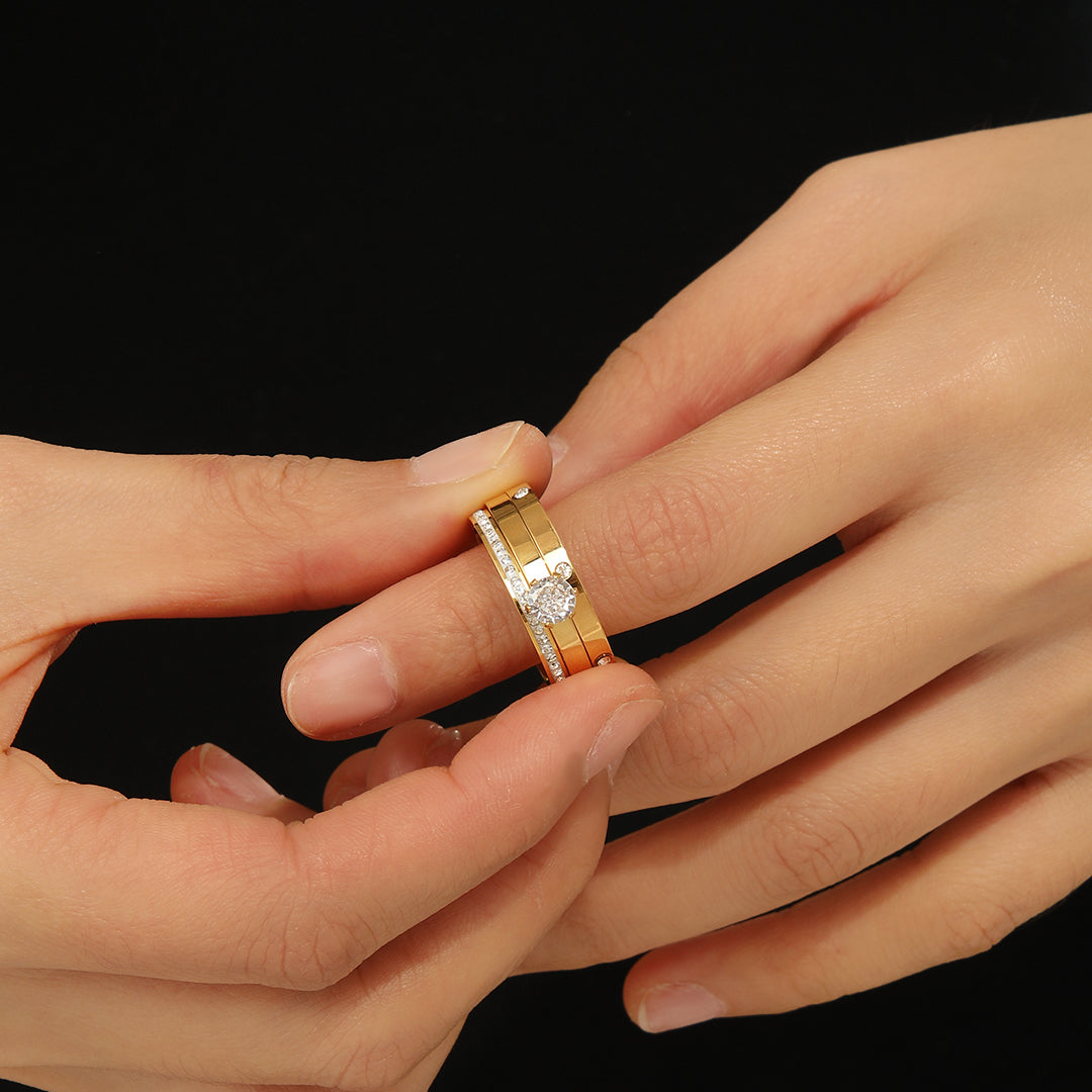 SwiftMalls™ Minimalist Gold Rings