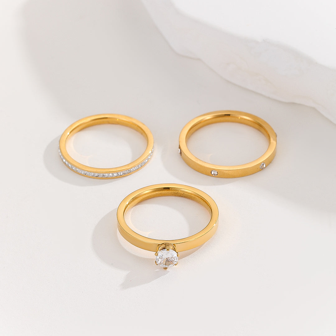 SwiftMalls™ Minimalist Gold Rings