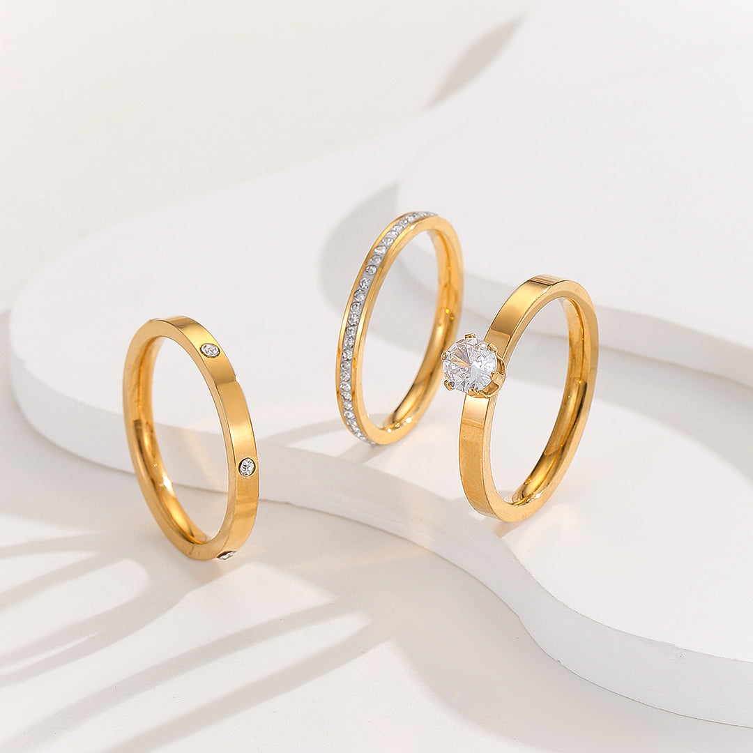 SwiftMalls™ Minimalist Gold Rings