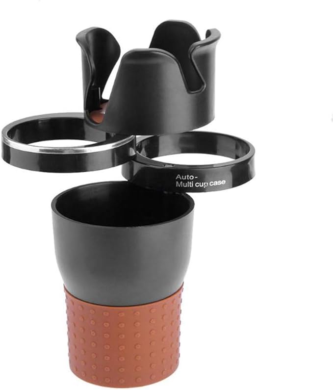 SwiftMalls™ Auto Multi Cup Holder – 360° Rotating, Universal Fit for Cars